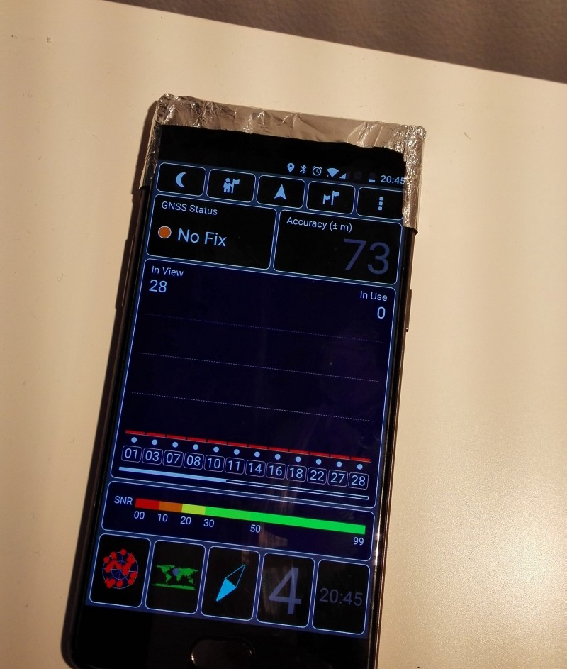 Another rubberbanding example showing GPS position oscillation