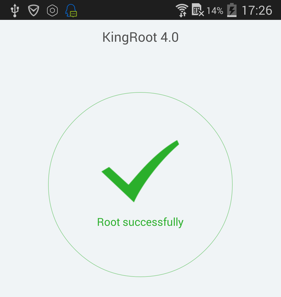 Kingroot app interface
